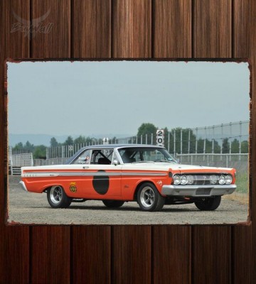 Металлическая табличка Mercury Comet Caliente 289 Hi-Po Hardtop Coupe